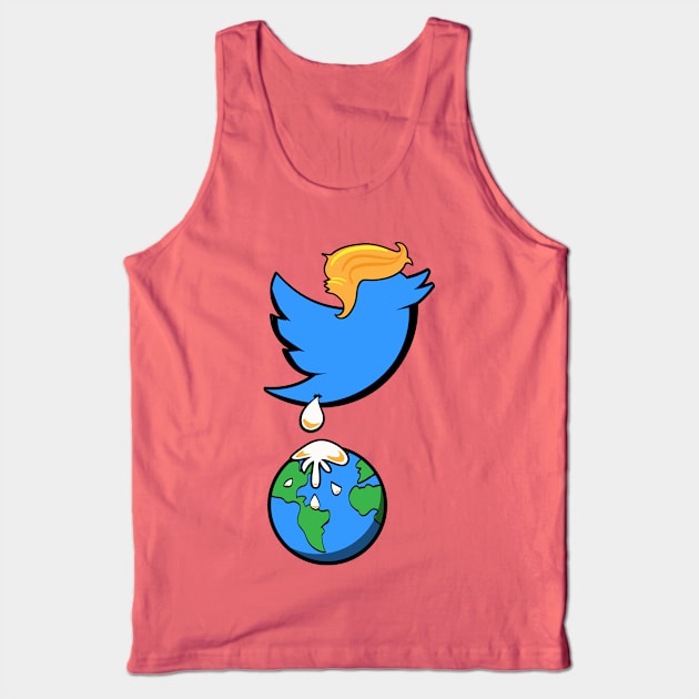 Trump Twitter Dump Tank Top by atomguy